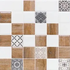 Керамическая плитка Астрид/ astrid Декор 2 Белый 20x40