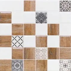 Керамическая плитка Астрид/ astrid Декор 2 Белый 20x40