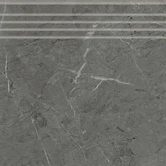 Ступени Керранова Скала dark grey серый 30x60