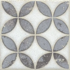 Керамическая плитка Вставка kerama marazzi stg\a401\1266h Амальфи орнамент коричневый 9.8x9.8