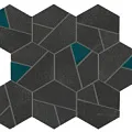 Мозаика Буст/ boost tarmac mosaico hex Джейд 25x28,5