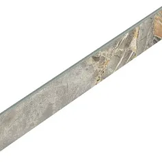 Керамогранит Верона/ verona Серый Плинтус 7,2x45