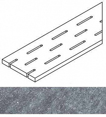 Италон СИЛВЕР РЕШЁТКА 20X60 ПР серый для улицы для крыльца