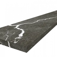 Ступени coliseumgres Микеланджело/ michelangelo Дарк Угловая Левая 620070002496 Черный 33x120