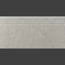 Ступени Амба Жемчуг с насечками 30x60