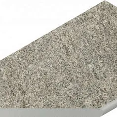 Керамогранит Бортик Нордика Сильвер закругленный левый 620090001065 серый 30x60