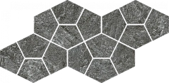 Италон Мозаика Италон Магма Графит Призм 620110000248 серый серый 