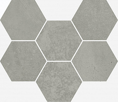 Италон TERRAVIVA GREY MOSAICO HEXAGON серый 