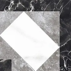 Керамогранит Блэк Энд Вайт/ black & white Вайт t01-cut 10x10