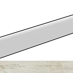 Керамогранит Айконик Вайт Плинтус 7.2x80