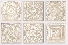 Керама Марацци Вставка Сонет беж бежевый для кухни, для ванной