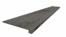 Ступени coliseumgres Астро Блэк фронтальная 620070002472 черный 33x120