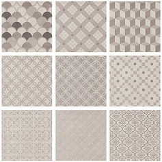 Керама Марацци Карнаби-стрит орнамент беж 1575 N бежевый для гостиной, для кухни