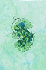 Керамическая плитка пьетра декор бирюзовый 02 20x30