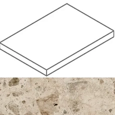 Ступени Континуум Стоун Беж ступ. угл.лев 33x160