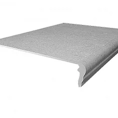 Ступени Ступень фронтальная Аллея серый светлый 30x30