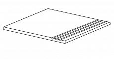 Ступени serizzo gradino strutturato 30x30