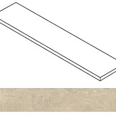 Ступени Атлас Конкорд Ринашенте Фьюжн Крета угловая правая 620070003264 бежевый 33x120