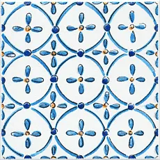 Керамическая плитка Вставка kerama marazzi stg\a485\1146h Капри майолика 9.8x9.8