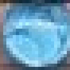 Керамическая плитка Карандаш Бисер голубой pod011 0,6x20