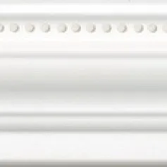 Керамическая плитка Бордюр Багет Фару белый обрезной 5,5x25