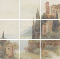 Керама Марацци Панно Амальфи AD\A276\9x\1146 бежевый для квартиры, для кухни, для ванной, для гостиной