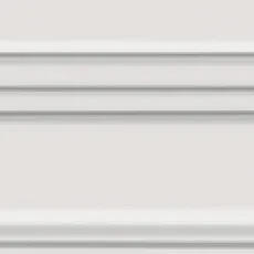 Керамическая плитка Бордюр Багет Альвао белый 5x20