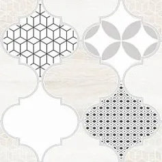 Керамическая плитка Мореска декор1 бежевый 20x40