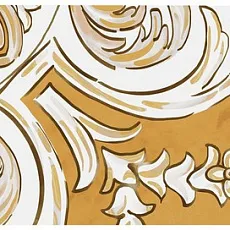 Керамическая плитка Декор Алмаш 3 жёлтый 14x34