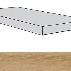 Ступени фрейм коньяк ступень угловая левая 33x120