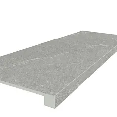 Ступени Лугано silver scalino frontale 33x90