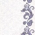 Керамическая плитка садко синий декор 01 25x33