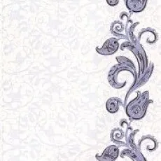 Керамическая плитка садко синий декор 01 25x33