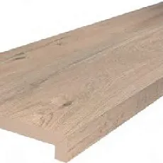 Керамогранит Ступень клеёная тип l Про Вуд беж тёмный 34x119.5