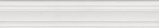 Керамическая плитка Бордюр Багет Синтра белый обрезной 7.3x40