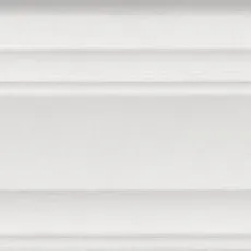 Керамическая плитка Бордюр Багет Синтра белый обрезной 7.3x40