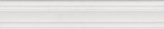 Керама Марацци Бордюр Багет Синтра белый обрезной белый 