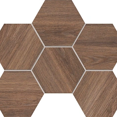 Мозаика estima si02 ametis Селекшн Хексагон eucalyptus коричневый 25x28.5