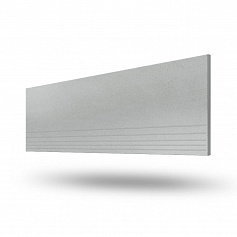 Уральский гранит УФ002МР Ступень серый для дома для крыльца для офиса для улицы