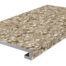 Ступени kerama marazzi km6060g0041rgcf фронтальная клееная Бричиола бежевый матовый обрезной 33x60