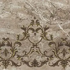 Керамическая плитка Талья wall decor Браун luks decor rektifiye 30x75