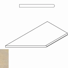 Керамогранит СЭНД БОРТИК 30x60 ЗАКРУГЛ.ЛЕВ 30x60