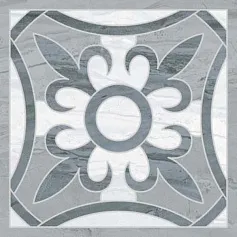 Керамогранит Этериал Декор Серый 45x45