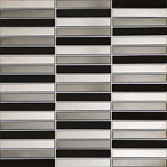 Tubadzin Drops metal grey stone мозаика серый для ванной