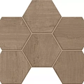 Мозаика estima cw03 Классик Вуд/ classic wood Хексагон rusty Беж Бежевый 25x28.5