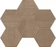 Мозаика estima cw03 classic wood hexagon rusty beige бежевый 25x28.5