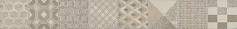 Керама Марацци Бордюр Онда 1 обрезной бежевый 