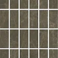 Керамическая плитка Декор Лирия коричневый мозаичный 15x40