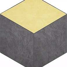 Мозаика estima sr06/sr04 Спектрум/ spectrum Кьюб graphite Желтый 25x29