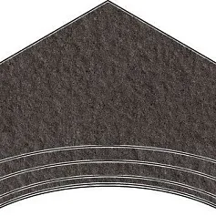 Керамогранит КАРБОН БОРtИК 60x60 С ВЫЕМКОЙ УГЛ.ЗАКР 60x60